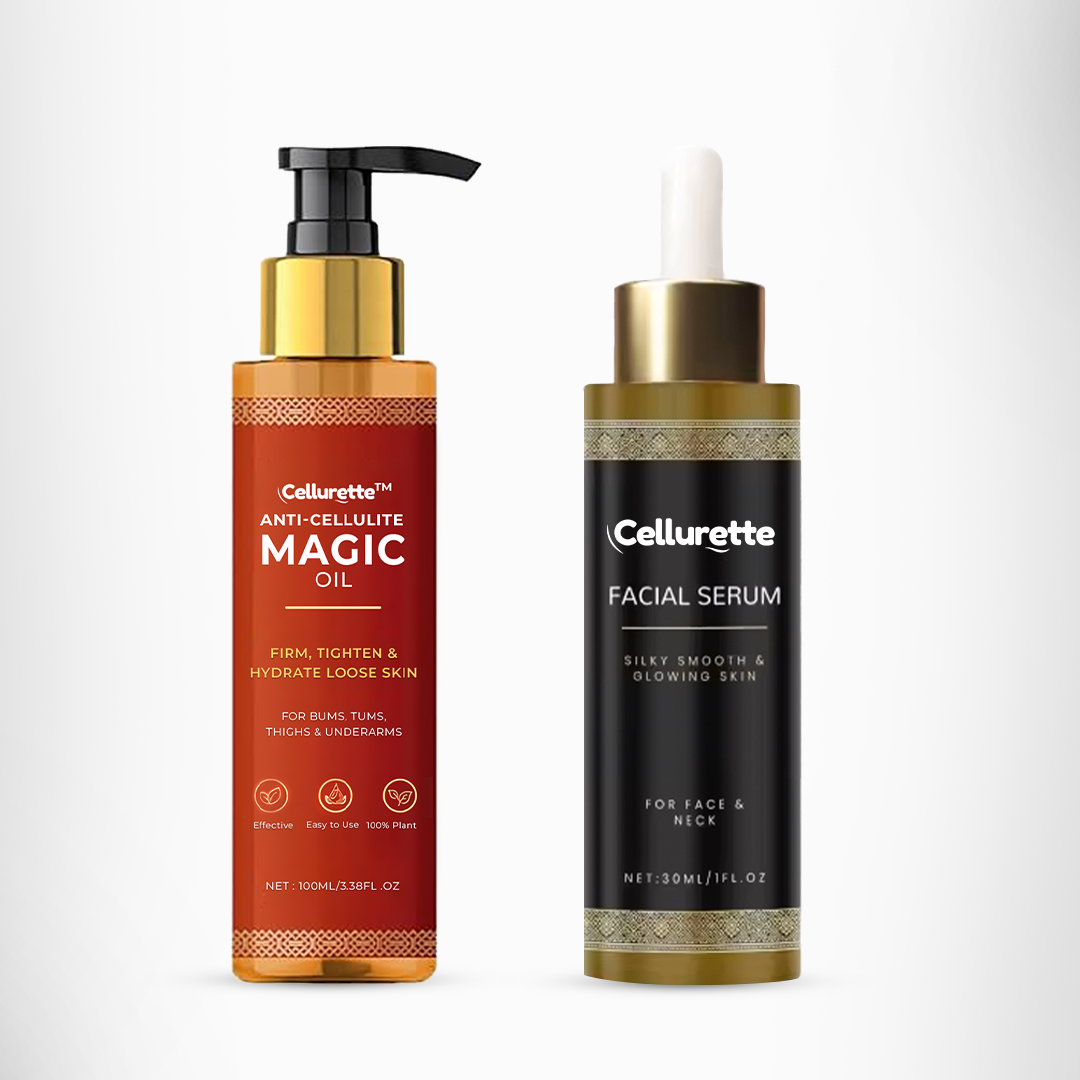 Huile Magique Anti-Cellulite 100 ml + Cellurette Facial Serum